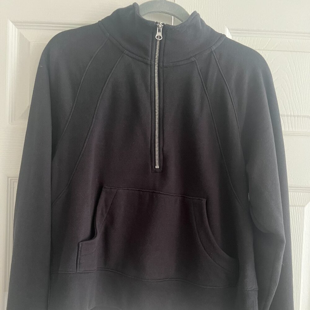 NWOT Gap Half-Zip Pullover, Black, Size Small